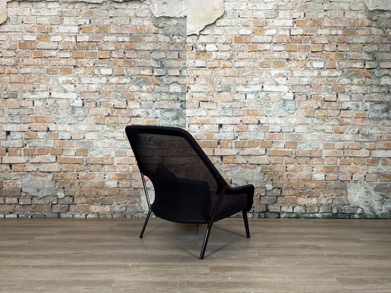 Vitra Slow Chair + Ottoman – Chairs and lounge chairs, Metal, Textile (photo 8 of 13)