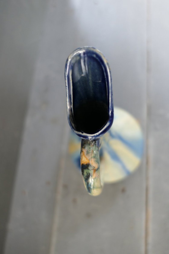 Image 1 of Art Deco vaas Faiencerie de Thulin België