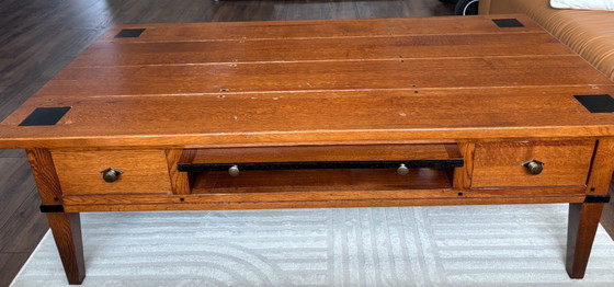 Tavolo Antico in Legno Massello – Tavolini da caffè, Metal, Wood (photo 2 of 5)