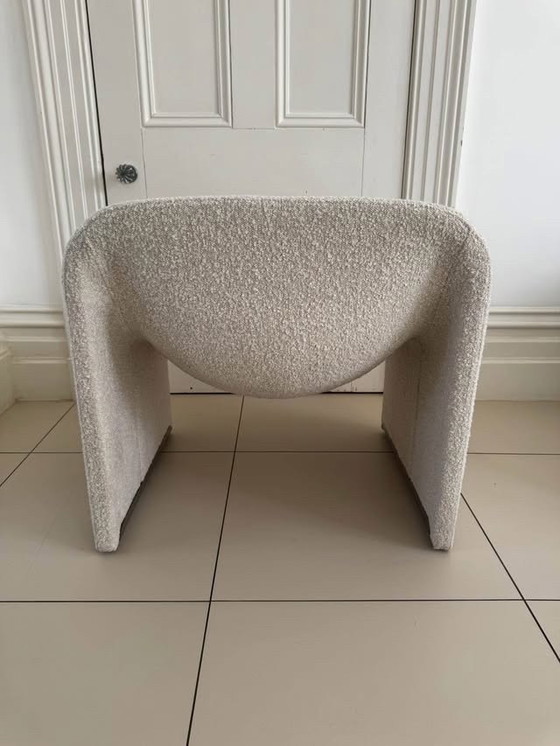 Image 1 of Space Age Lounge Chair in Classic Bouclé