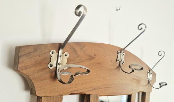 Image 1 of Art Deco entreehal - Periode jaren 40 - Hout en metaal