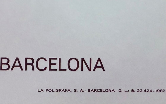 Image 1 of Joan Miro: "Pintura, Escultura Ceramica, 1982" Tentoonstellingsposter Voor De Tentoonstelling In Barcelona In 1982
