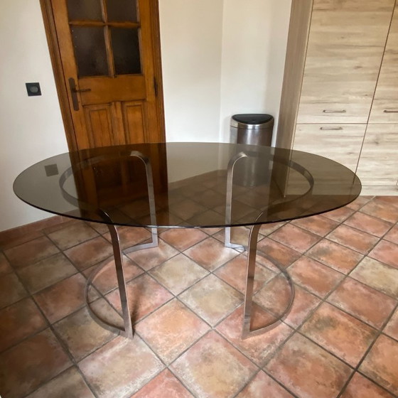 Image 1 of Boris TABACOFF table for ROCHE BOBOIS. 1970. 170x110.