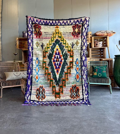 Tapis marocain vintage Boho Chic