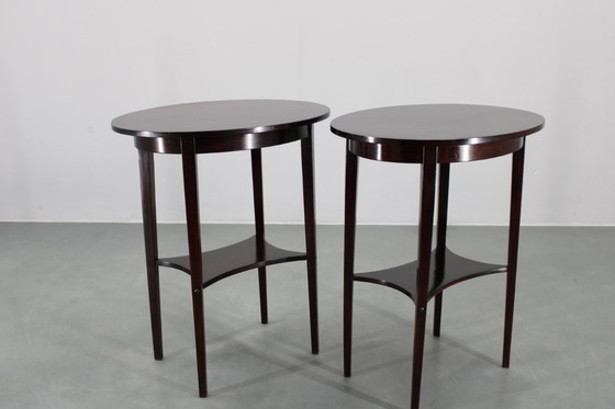 Image 1 of 1930s Pair of Restored Thonet Side Tables No. 206, Austria