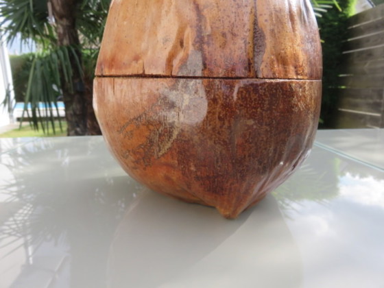 Image 1 of Secchiello per ghiaccio in cocco naturalizzato, 1970