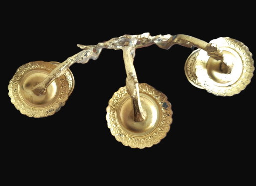 Wandkandelaar verguld brons Louis XVI stijl