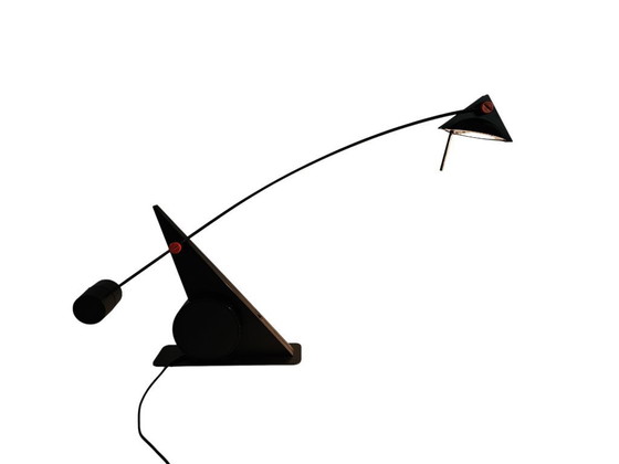 Image 1 of Lampada da tavolo massiccia - Postmoderna - Stile Memphis - anni '80