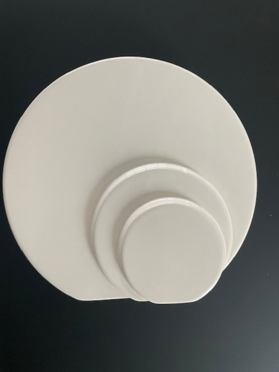 Image 1 of Vintage disc vase in postmodern design