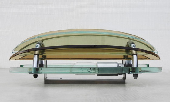 Image 1 of Coppia di applique da parete in vetro Veca, metà secolo, Italia, circa 1970