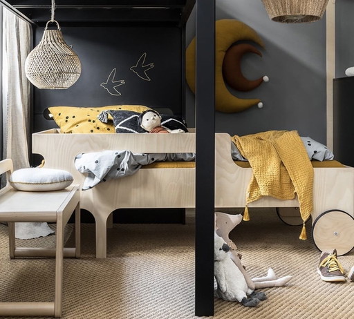 Rafa Kids - R Kleinkindbett - Natur - Designer Bett