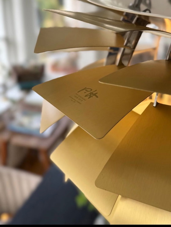 Carciofo Louis Poulsen Ø48 – Edizione 60° Anniversario 2018 – N. 63 – Lampade a sospensione, Brass (photo 3 of 6)