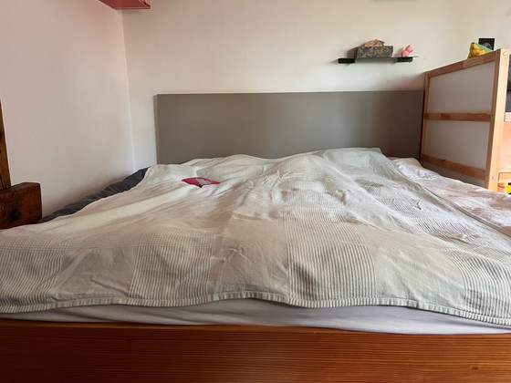 UNIDORM Douglas Fir Wooden Bed with Headboard 180x200 cm – Bartmann, Double beds (photo 2 of 6)