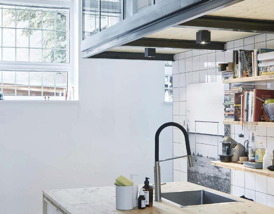 Image 1 of Foco de techo ORBIT (Calidad Profesional) – Negro Mate – Nuevo