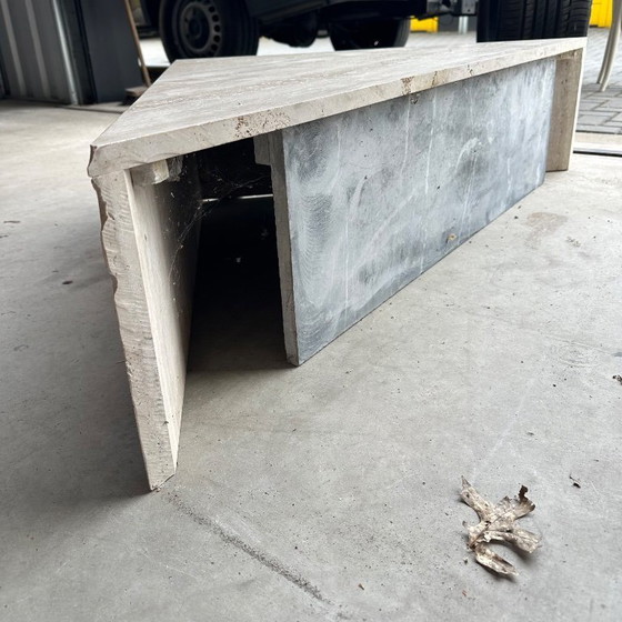 Image 1 of Marble coffee table/side table beige/cream