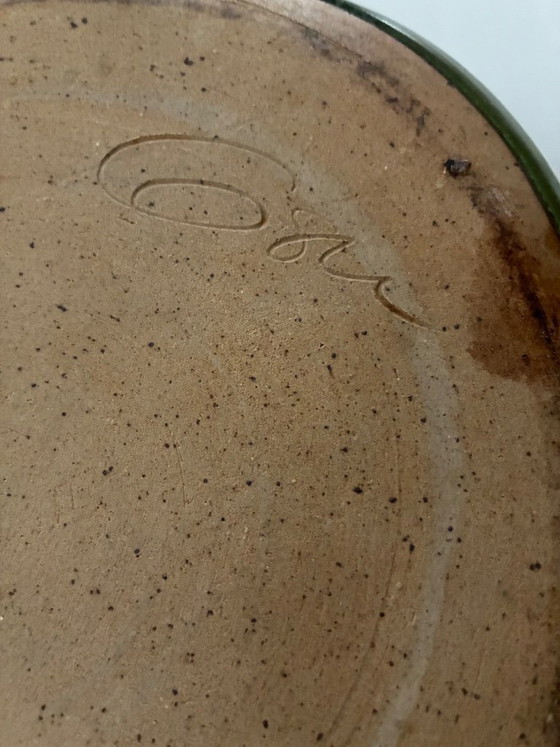 Image 1 of Piatto vintage in gres, Poterie du Der