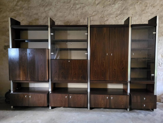 Library / living room. Late 1970s Roche Bobois. – Bookcases, Wood (photo 13 of 20)
