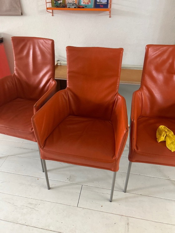 Sillas de comedor naranjas – Metal, Skai (photo 2 of 6)