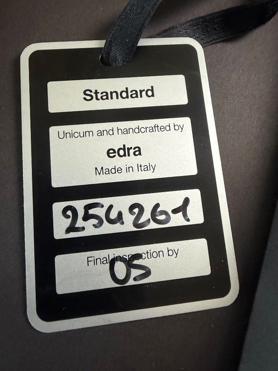 Image 1 of Edra „Standard“ Designer-Sofa – Rinascimento Stoff (Fungo/Mushroom) – wie neu  – inkl. Garantiekarte Exklusives Design