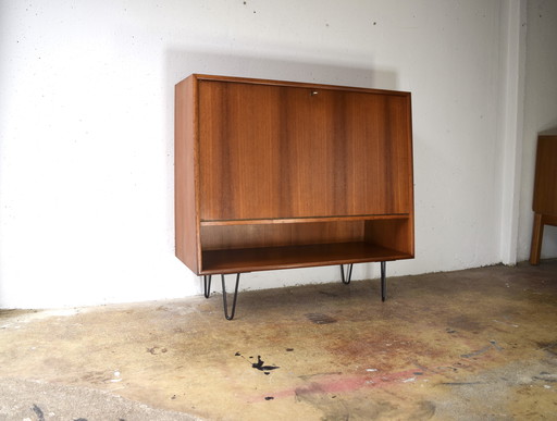 Mid Century Teak Highboard WK Meubles Armoire Vintage Cabinet