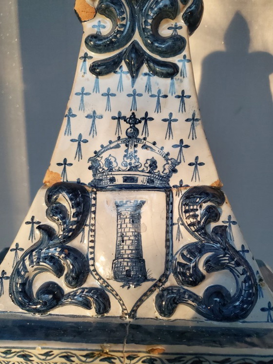 Image 1 of Delfts blauw - Miniatuur schouw - 18e eeuw (Ref 3875)