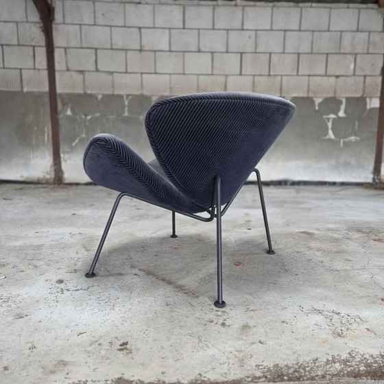 Artifort Orange Slice, Pierre Paulin, Lounge design chair – Armchairs, polished steel, Velvet, Vintage (photo 14 of 15)