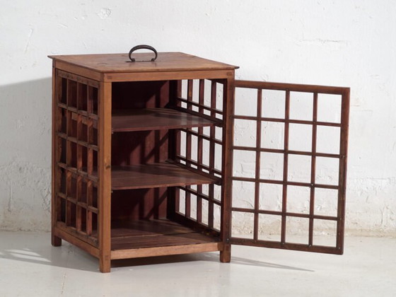 Small antique Japanese cabinet - Taisho to early Showa period - (c. ) – Display cabinets (photo 29 of 40)