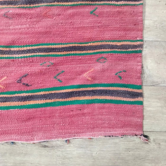 Image 1 of Authentischer Berber-Kelim-Teppich XXL – Handgewebt in Marokko (360 × 170 cm)