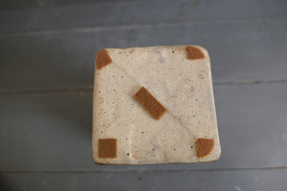 Image 1 of Vintage Tonala Mexico Blok Vaas Jorge Wilmot