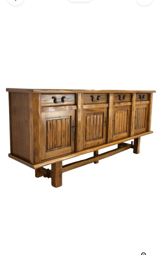 Te koop: Uitzonderlijke set van 2 vintage meubelstukken van "Meubles Aranjou" (jaren 80) – High boards, Wood (photo 5 of 5)