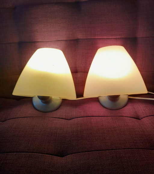 Coppia di lampade da parete Sally Arteluce, 1980