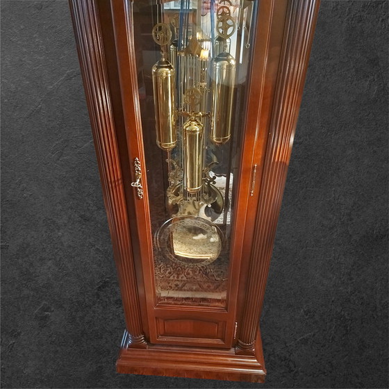 Image 1 of Warmink Mahagoni-Holz-Standuhr im klassischen Stil