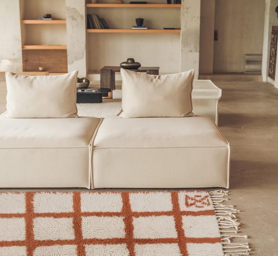 Image 1 of Moroccan rug in natural wool, 250cm x 150cm