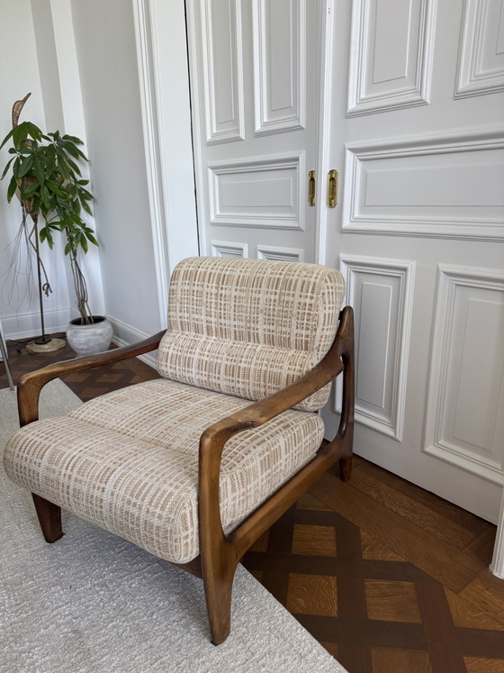 Image 1 of Fauteuil lounge en teck, style mid-century, design danois