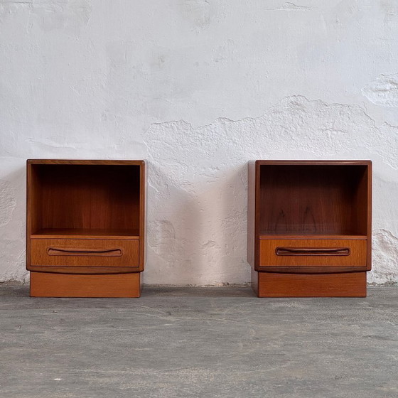 Image 1 of Pair of G-Plan "Fresco" Nightstands, 1970