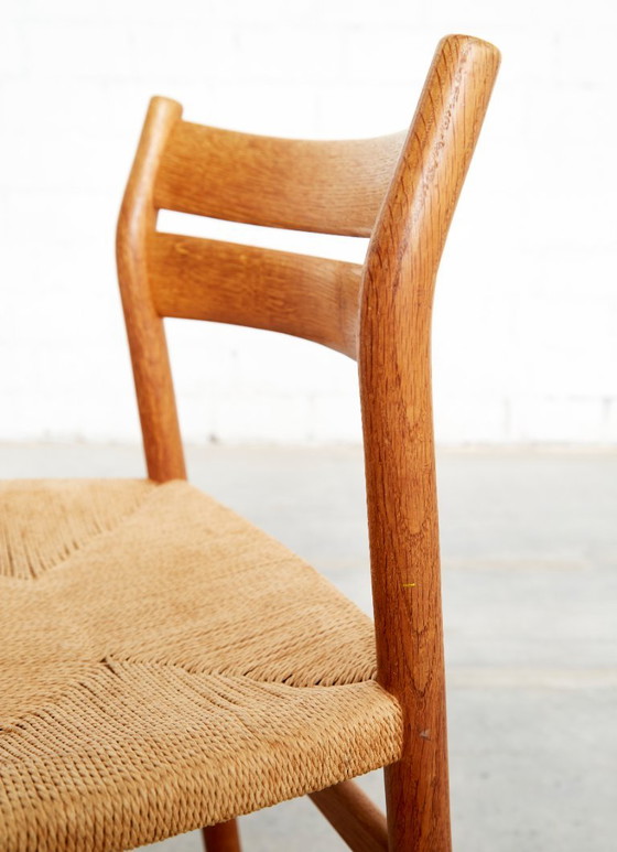 BM-1 Dining Chairs by Børge Mogensen for C.M. Madsens Møbelfabrik, 1958, Set of 4 – Wood (photo 12 of 21)