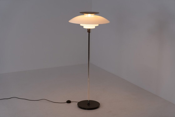 Image 1 of Early PH80 floor lamp by Poul Henningsen for Louis Poulsen (Denmark, 1980s).