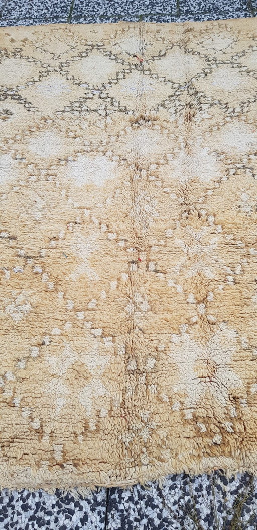 Handgeknoopt Berber kleed wol 219x156cm