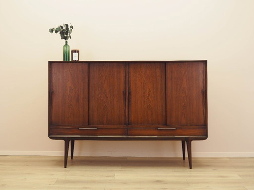Highboard aus Palisanderholz, dänisches Design, 1970er Jahre, Hersteller: Omann Jun