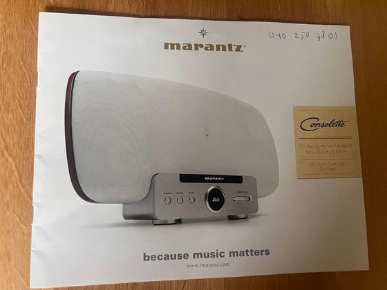 Sistema musicale premium Marantz Consolette – Oggetti decorativi, Metal, Plastic (photo 4 of 6)
