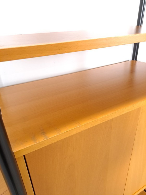 Image 1 of Ikea modular wall system Niklas with cabinets and shelves vintage