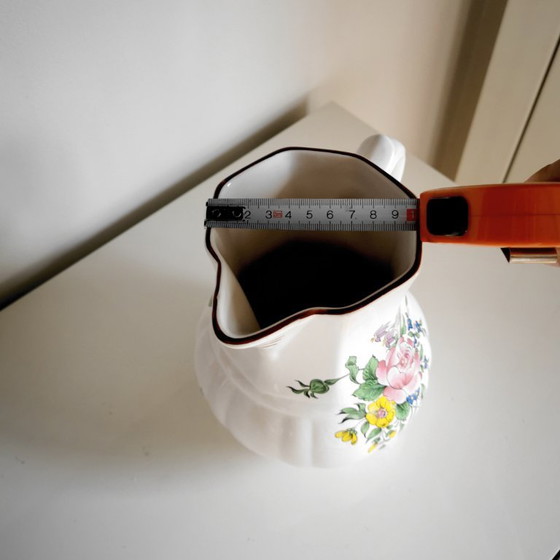 Image 1 of ANTIEKE KAN - FRANS PORSELEINEN LUNEVILLE - 19E EEUW