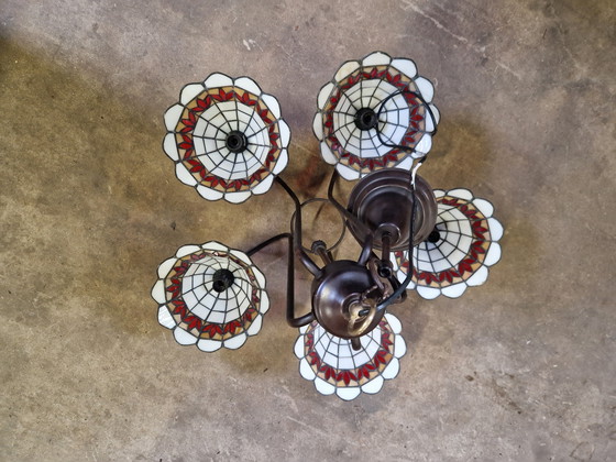 Image 1 of Lustre vintage de style Tiffany