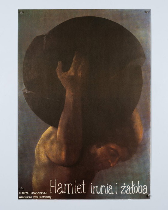Amleto Ironia I Żałoba – 1979 – Poster teatrale vintage originale di Jan Jaromir Aleksiun – Scuola polacca di (photo 3 of 8)