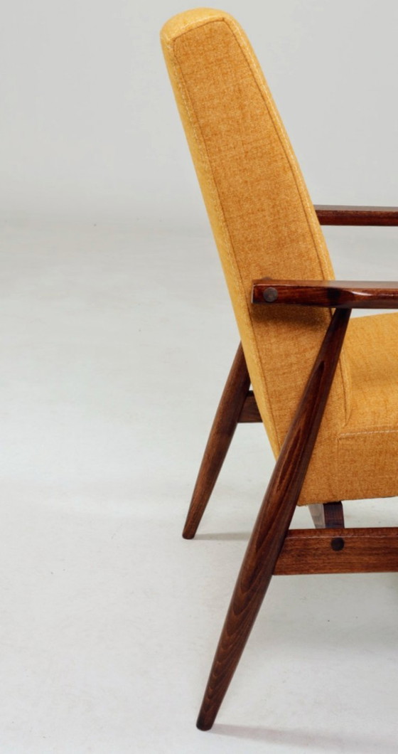 Image 1 of Poltrona in stile moderno di metà secolo color ambra, design Hermès di H.Lis.