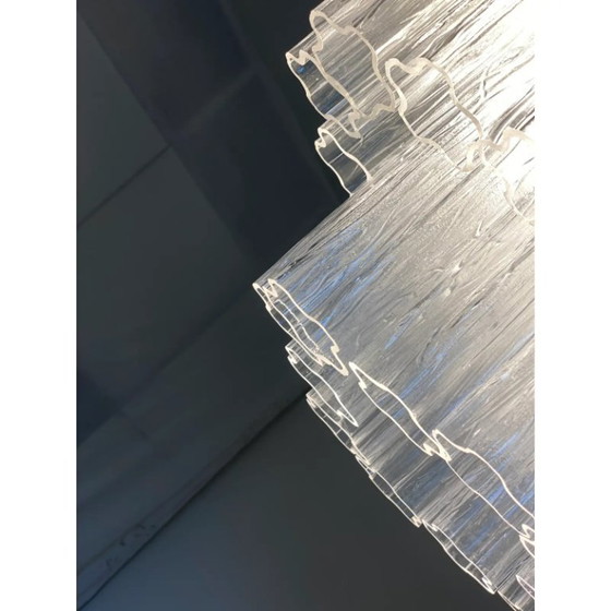 Image 1 of Luxury Square Transparent Murano Glass Tronchi Sputnik Flush Mount Ceiling Light