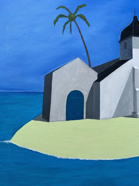 Image 1 of Huile sur Châssis Entoilé, Format 50x50 cm