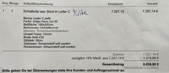 Image 1 of Sofá cama Thonet Iseo