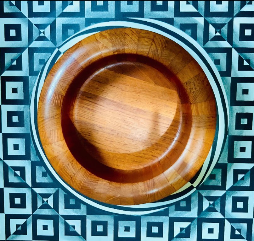 Vintage Digsmed Denmark Teak Bowl – Danish Design 1960s (MCM