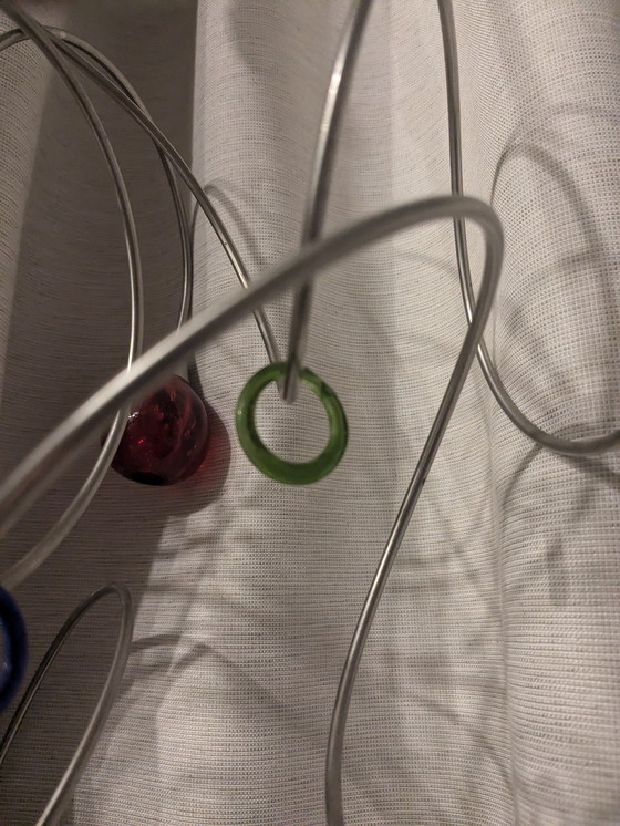 Image 1 of Harco Loor "strawberry" style hanglamp.